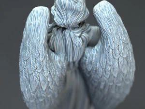 Angel statue 04 3D Print Model