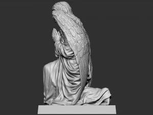 Melek heykeli 05 3D Baskı Modeli
