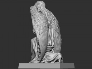 Angel statue 05 3D प्रिंट मॉडल