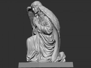 Angel statue 05 3D प्रिंट मॉडल