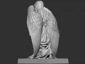 Melek heykeli 05 3D Baskı Modeli