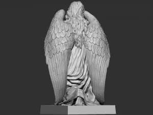 Melek heykeli 05 3D Baskı Modeli