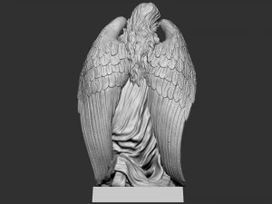 Melek heykeli 05 3D Baskı Modeli