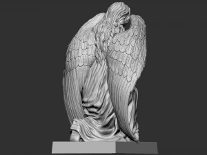 Melek heykeli 05 3D Baskı Modeli