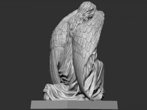 Melek heykeli 05 3D Baskı Modeli