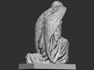 Angel statue 05 3D प्रिंट मॉडल