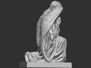 Melek heykeli 05 3D Baskı Modeli