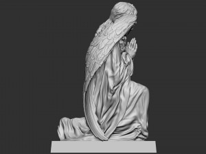 Angel statue 05 3D प्रिंट मॉडल