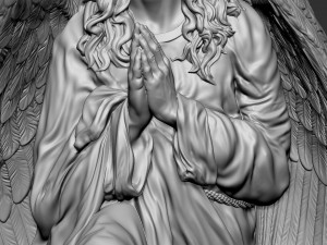 Angel statue 05 3D प्रिंट मॉडल