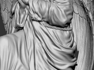 Melek heykeli 05 3D Baskı Modeli