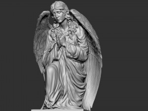Angel statue 05 3D प्रिंट मॉडल