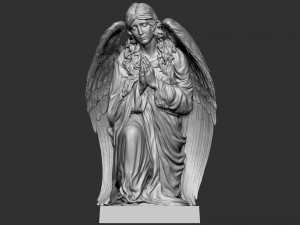 Angel statue 05 3D प्रिंट मॉडल