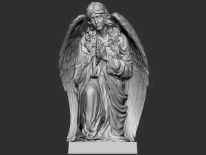 Melek heykeli 05 3D Baskı Modeli