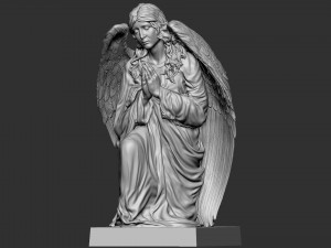 Angel statue 05 3D प्रिंट मॉडल
