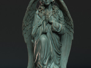 Angel statue 05 3D Print Model