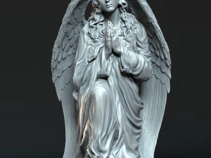 Melek heykeli 05 3D Baskı Modeli