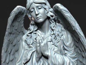 Melek heykeli 05 3D Baskı Modeli