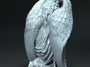 Angel statue 05 3D प्रिंट मॉडल