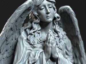 Angel statue 05 3D प्रिंट मॉडल