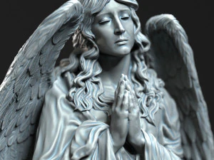 Melek heykeli 05 3D Baskı Modeli