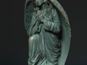 Melek heykeli 05 3D Baskı Modeli