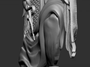 Baphomet Bas-Relief 01 3D Print Model