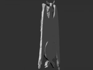 Baphomet Bas-Relief 01 3D Print Model