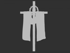 Cross 05 浅浮雕 3D 打印模型