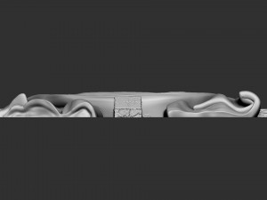 Cross 05 bas-relief 3D-printmodel