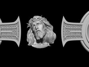Cross Jesus 06 3D Print Model