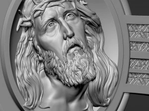 Cross Jesus 06 3D Print Model