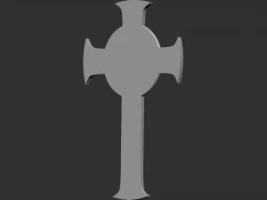 Cross Jesus 06 3D Print Model