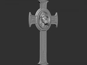 Cross Jesus 06 3D Print Model