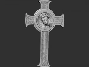 Cross Jesus 06 3D Print Model