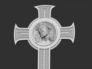 Cross Jesus 06 3D Print Model