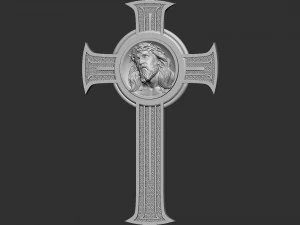 Cross Jesus 06 3D Print Model