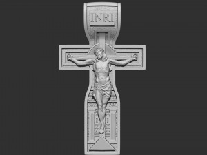 Jesus Christ Cross 3D Print Model