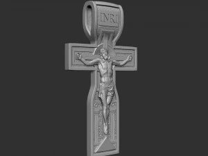 Jesus Christ Cross 3D Print Model