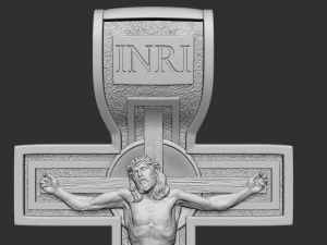 Jesus Christ Cross 3D Print Model