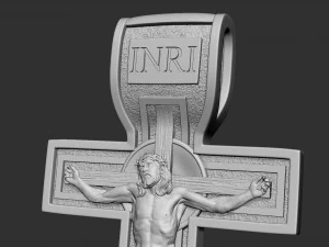 Jesus Christ Cross 3D Print Model
