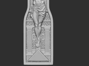 Jesus Christ Cross 3D Print Model