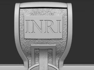 Jesus Christ Cross 3D Print Model
