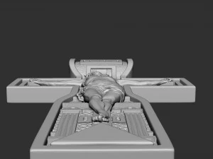 Jesus Christ Cross 3D Print Model