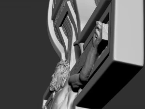 Jesus Christ Cross 3D Print Model