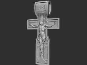 Jesus Christ Cross 3D Print Model