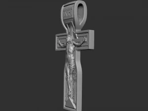 Jesus Christ Cross 3D Print Model