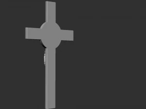 Crucifixion of Jesus Christ Cross Number 1 3D Print Model