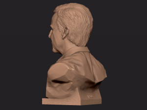 James Cameron 3D print model Model Cetak 3D