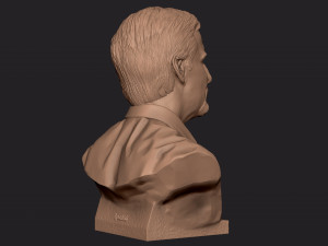 James Cameron 3D print model Model Cetak 3D