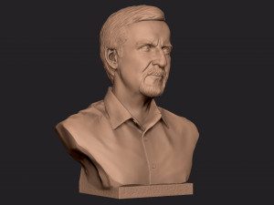 James Cameron 3D print model Model Cetak 3D